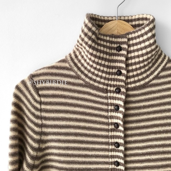 Banana Republic Tunic Length Henley Sweater - Picture 5 of 12